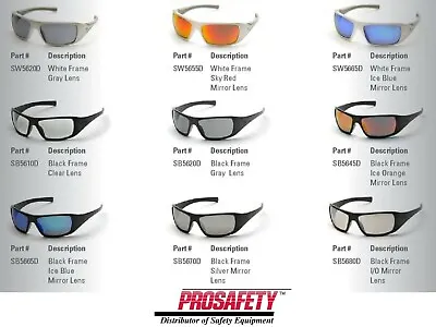 GOLIATH ANSI Z87+ Protective Safety Glasses Sport Work Eyewear UV Sunglasses • $8.55