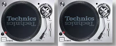 Technics SL-1200MK7-S Silver 2 Units Pair Direct Drive DJ Turntable • $2260.33