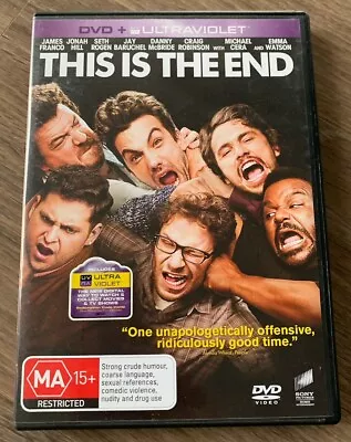 This Is The End 2013 Dvd Comedy Seth Rogen James Franco R4 FREE POST • $5