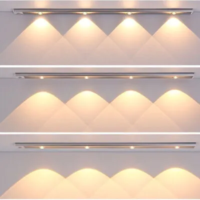 LED Kitchen Under Cabinet Closet Light PIR Motion Sensor Strip Bar USB Nightlamp • £4.81
