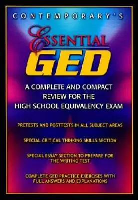 Contemporarys Essential GED (GED Calculators) - Paperback - VERY GOOD • $4.49