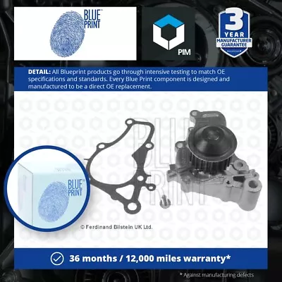 Water Pump Fits PROTON SATRIA GTi 1.8 96 To 00 4G93(DOHC) Coolant Blue Print New • $58.93