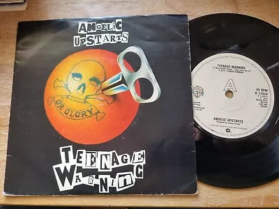 £9.99 • Buy ANGELIC UPSTARTS – Teenage Warning 1979 Warner Bros. K17426 7” Punk