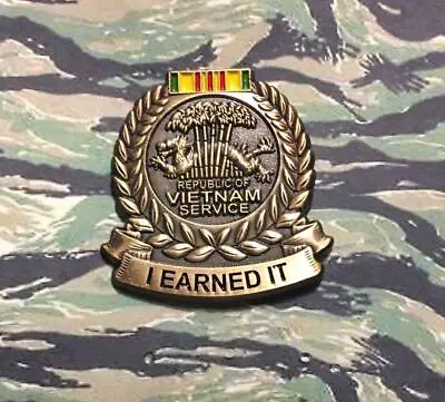 Vietnam Service Medal Ribbon Lapel Pin...army Marines Navy Air Force Coast Guard • $10.99