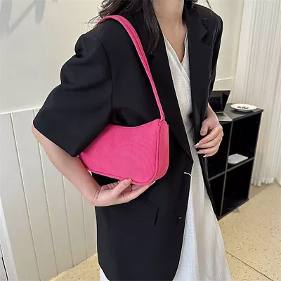 Fashion Vintage Women Handbags Corduroy Shoulder Bag Casual Women Underarm Bags • $8.26