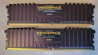 32GB Corsair VENGEANCE LPX (2x16GB) DDR4 DRAM 2666MHz C16 Memory Kit - Black • £55
