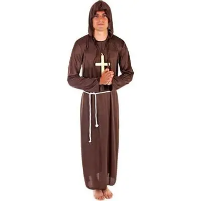 £9.99 • Buy Henbrandt Religious Monk Men's Fancy Dress Costume