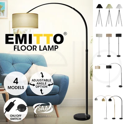 $109.99 • Buy EMITTO Adjustable Floor Lamp Morden Reading Corner Standing LED Light Living
