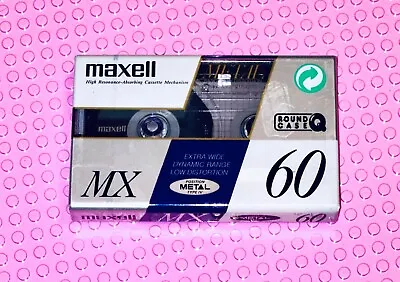Maxell Mx  60  Vs. Iii   Type Iv   Blank Cassette  Tape (1) (sealed) • $38.69