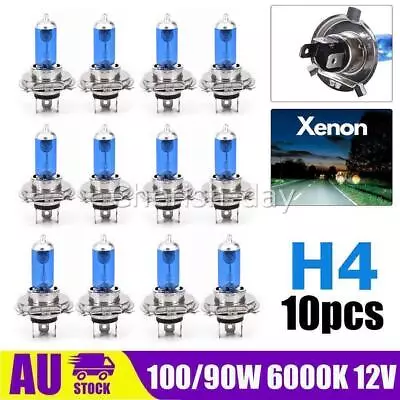 10* H4 LED Headlight Globes Driving Lamp Car Light Bulbs Xenon 6000K Super White • $22.95