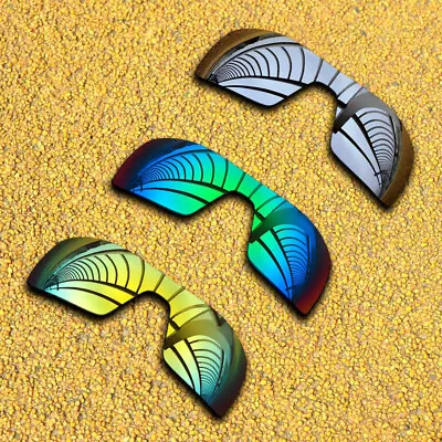 $19.79 • Buy 3 Sets Lenses Replacement For-Oakley Oil Rig Polarized-Silver&Green&24K Golden