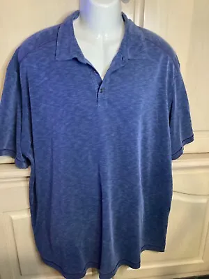 Tommy Bahama Fairmont Kea Lani Maui Blue Polo Golf Shirt Size 2XL • $17.99