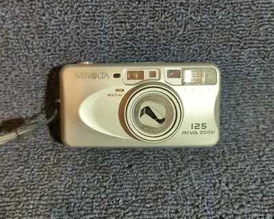 FOR PARTS OR REPAIR AS IS Minolta Multi AF 125 RIVA ZOOM Point & Shoot Camera • $8.99