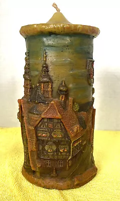 Vintage German Johann Gunter Walldurn Baden Carved Candle Chapel Marzenbrunnlein • $34.95