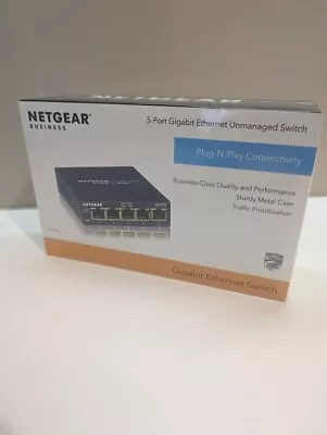 Netgear ProSafe 5 Port Gigabit Desktop Switch - (GS105AU) • $50