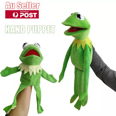 60cm The Muppets KERMIT FROG Stuffed Animals Hand Puppet Plush Baby Toy • $28.49