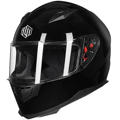 ILM Seller Refurbish Full Face Motorcycle Helmet With Neck Scarf DOT 313 • $32.90