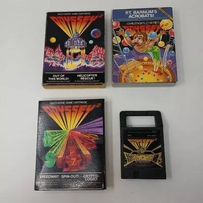 Magnavox Odyssey 2 Lot (Multi Mode 3 Game Cart CIB 2 Boxes & UFO Loose) • $23