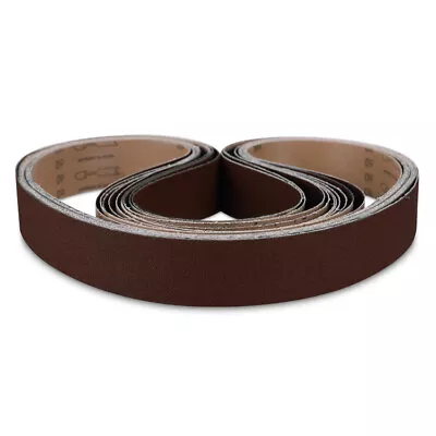 1-1/2  X 30  Inch Aluminum Oxide Pipe And Tube Sanding Belts 120 Grit - 10 PACK • $28.99