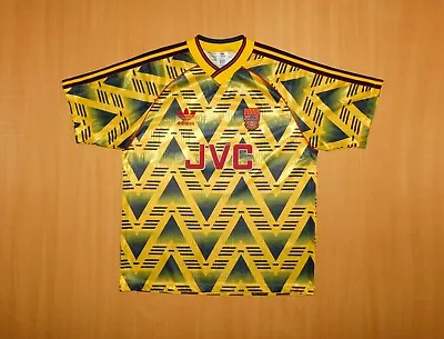 £399.90 • Buy Sale ARSENAL 1991 1992 Away Shirt Jersey Camiseta Football 91 BANANA Soccer 90's