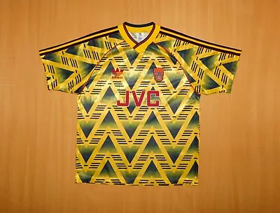 £399.90 • Buy Sale ARSENAL 1991 1992 Away Shirt Jersey Camiseta Football 91 BANANA Soccer 90's
