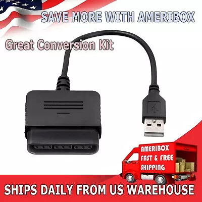 $4.25 • Buy USB PS2 To PS3 Game Controller Adaptor Converter Cable For Sony PlayStation 2 3