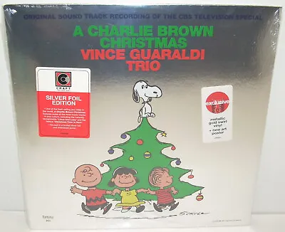 VINCE GUARALDI TRIO - A CHARLIE BROWN CHRISTMAS ( LP ) 2021 Foil Gold NEW Target • $24.95