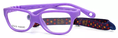 DILLI DALLI Tutti Frutti Violet Girls Kids Rectangle Eyeglasses 40-13-120 B:27 • $19.99