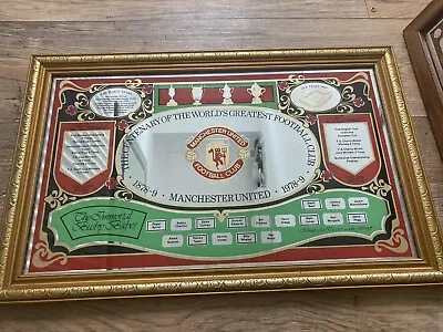 Manchester United Football Club Rare Vintage Centenary Mirror 1978-79 • £60