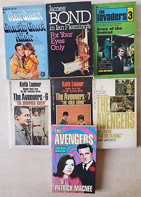 JAMES BOND PB TV Show Avengers For Your Eyes Only Max Smart Lotx7 Ian Fleming • $14.99