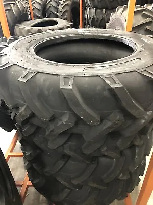 $720 • Buy NEW STEEL ARMOUR 16 Ply  TRACTOR TYRE 12.4-24. 12.4x24 R1 Tractor. FORESTRY ROCK