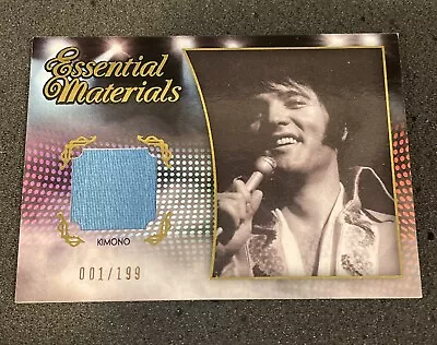 2012 Press Pass Essential Materials EM-6 Elvis Presley Relic Swatch #001/199 • $100