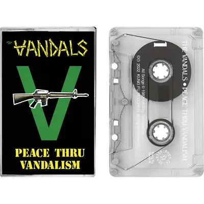 VANDALS Peace Thru Vandalism Cassette Anarchy Burger Pat Brown Urban Struggle • $12.99