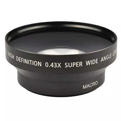 62/67/72mm 0.43X HD Super Wide Angle Lens Extension W/ Detachable Micro Adapter • $29.99