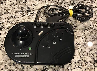 Asciiware Power Clutch SG Arcade Stick (Sega Genesis) Untested - Fast Shipping! • $14.99