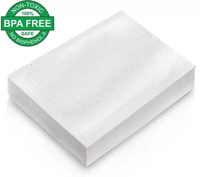 $14.99 • Buy Vacuum Sealer Bags 100 Pint 6x10 In For Food Saver Seal A Meal Weston Sous Vide