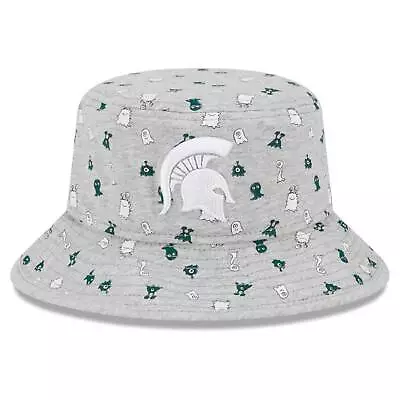 Toddler New Era  Heather Gray Michigan State Spartans Critter Bucket Hat • $25.99