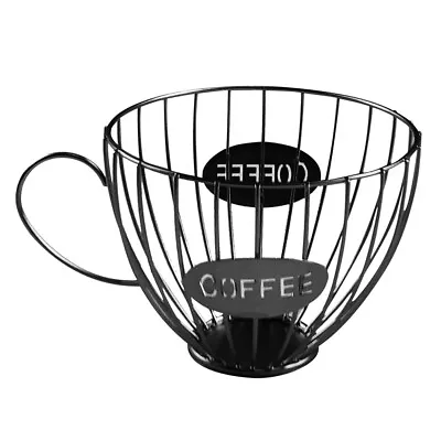 Mug Pod Holder Organizer Basket Fruit Tray Coffee Cup Shape Capsule Storage Rack • £8.39