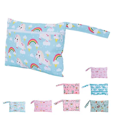 £3.50 • Buy Portable Baby Infant Diaper Nappy Storage Bag Wet Dry Pouch Zipper Bag Supply