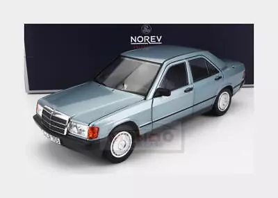 1:18 NOREV Mercedes Benz 190E (W201) 1984 Light Blue Met NV183828 Model • $102.39