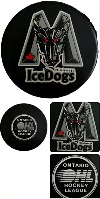 Mississauga Icedogs Vtg Ohl Ontario Hockey League Official Game Puck Inglasco • $29.99