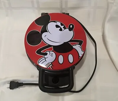Disney Mickey Mouse Electric Waffle Maker Non Stick Breakfast DCM-12 WORKS • $8