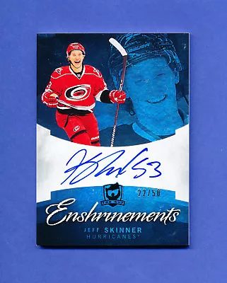 2012 UPPER DECK HOCKEY THE CUP ENSHRINEMENTS JEFF SKINNER Auto /50 • $47.50