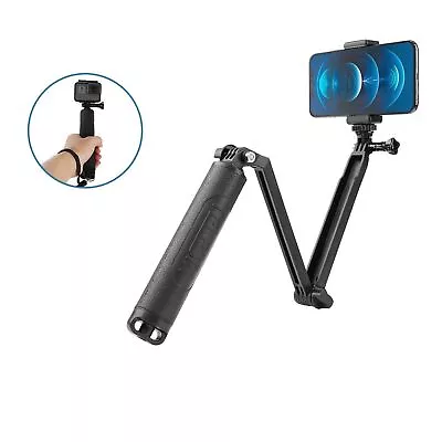 Waterproof Selfie Stick Tripod Floating Hand Grip For GoPro 11 10 9 8 7 6 • $42.10