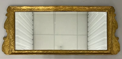 £135 • Buy Antique Early Victorian Gilt Wood/Stucco Wall Mirror/Overmantle C1860