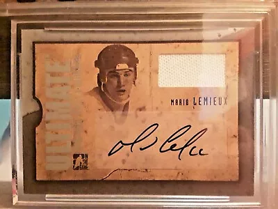 2005-06 ITG Ultimate Memorabilia 6th Edition MARIO LEMIEUX Auto/ Patch - # 15/50 • $295