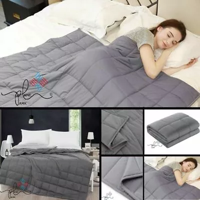 £22.49 • Buy Gravity Weighted Blanket Double Single Anxiety Therapy Sensory Sleep Adult Kids