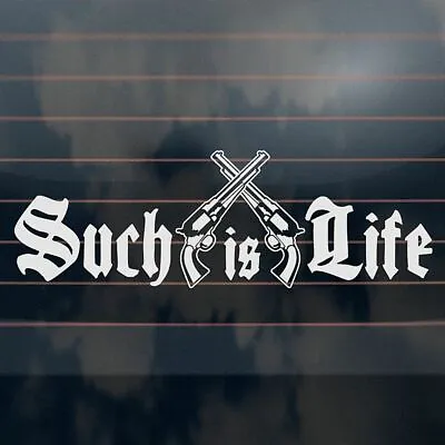 SUCH IS LIFE Sticker 330mm Aussie Ned Kelly Ute Bns Car Wiindow Decal • $10.95