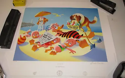 Disney DONALD DUCK Print HEAT WAVE Limited Signed CARL BARKS # 125 Of 195 #4322 • $999