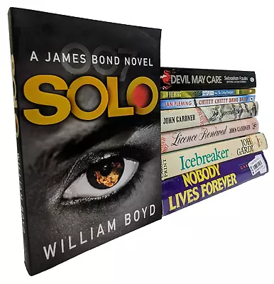 8 X James Bond HC/DJ Paperback Books Ian Fleming John Gardner 80s - 2010s 1st Ed • $70